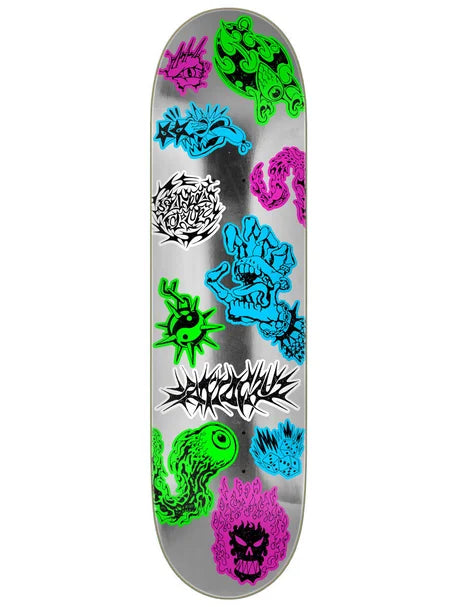 Santa Cruz Scribble Flash FeelBase Skateboard Deck
