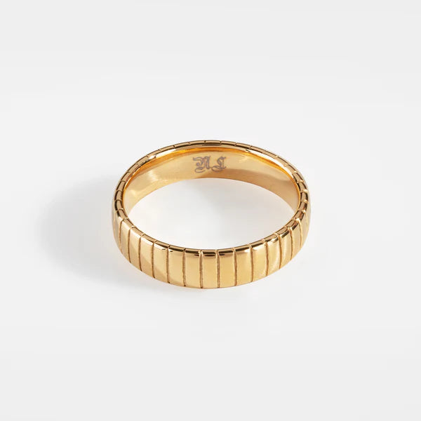 Northern Legacy Siempre Cut Band - Guldtonet ring