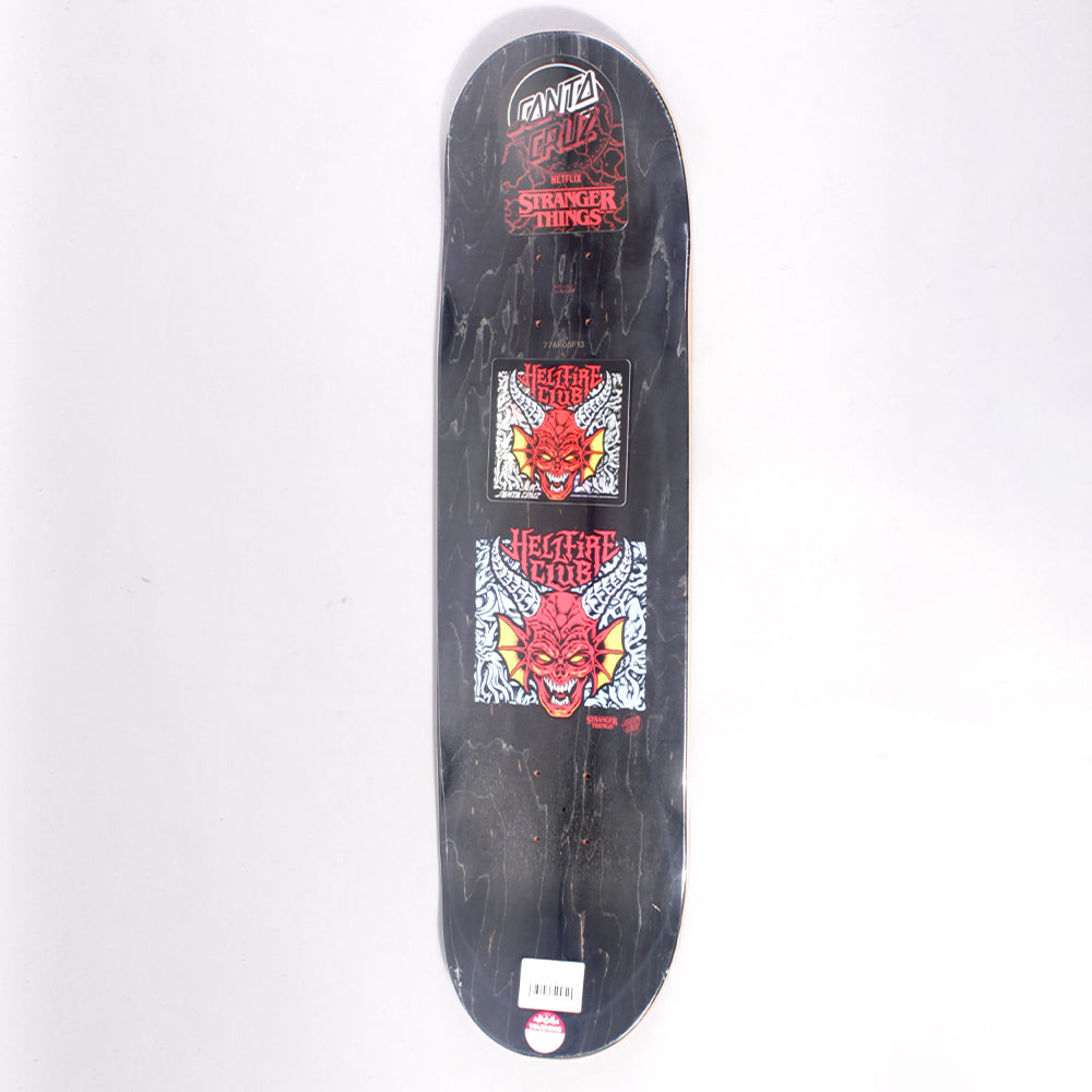 Santa Cruz x Stranger Things Hellfire Club Skateboard Deck