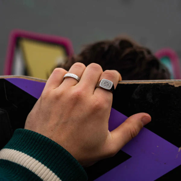 Northern Legacy Siempre Cut Band - Sølvtonet ring