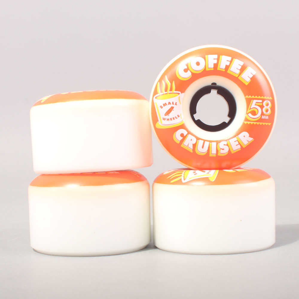 Sml Wheels Coffee Cruiser Skateboard Wheels - 78A Orange Print