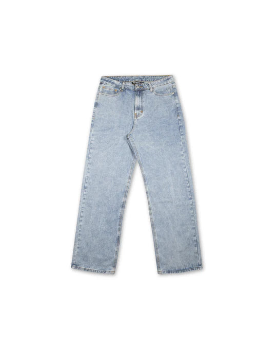 Sour Soloution Relaxed Baggy Jeans - Light Blue
