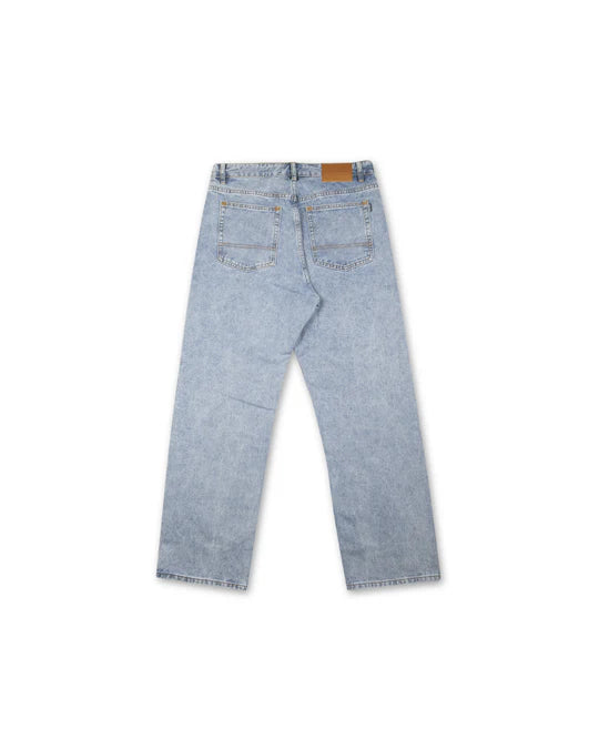 Sour Soloution Relaxed Baggy Jeans - Light Blue