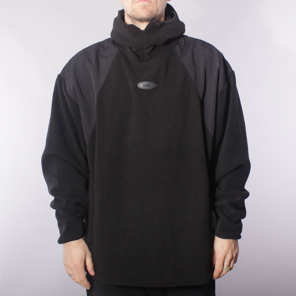 Sour Soloution Ninja Hoodie Micro Fleece - Black