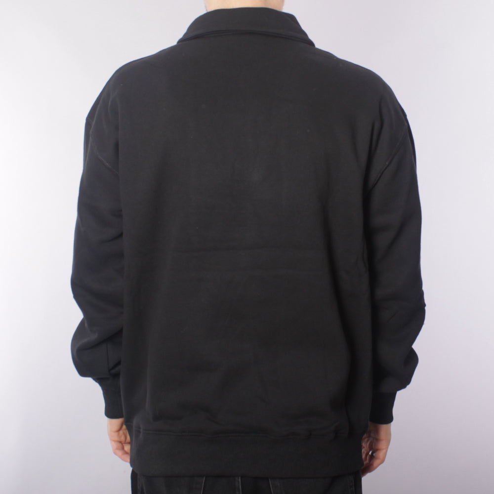 Sour Soloution Collar Quarter Zip - Black / Grey