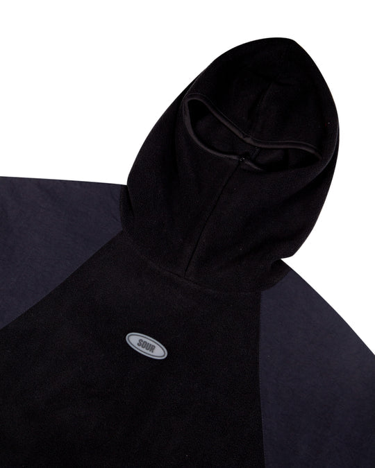 Sour Soloution Ninja Hoodie Micro Fleece - Black