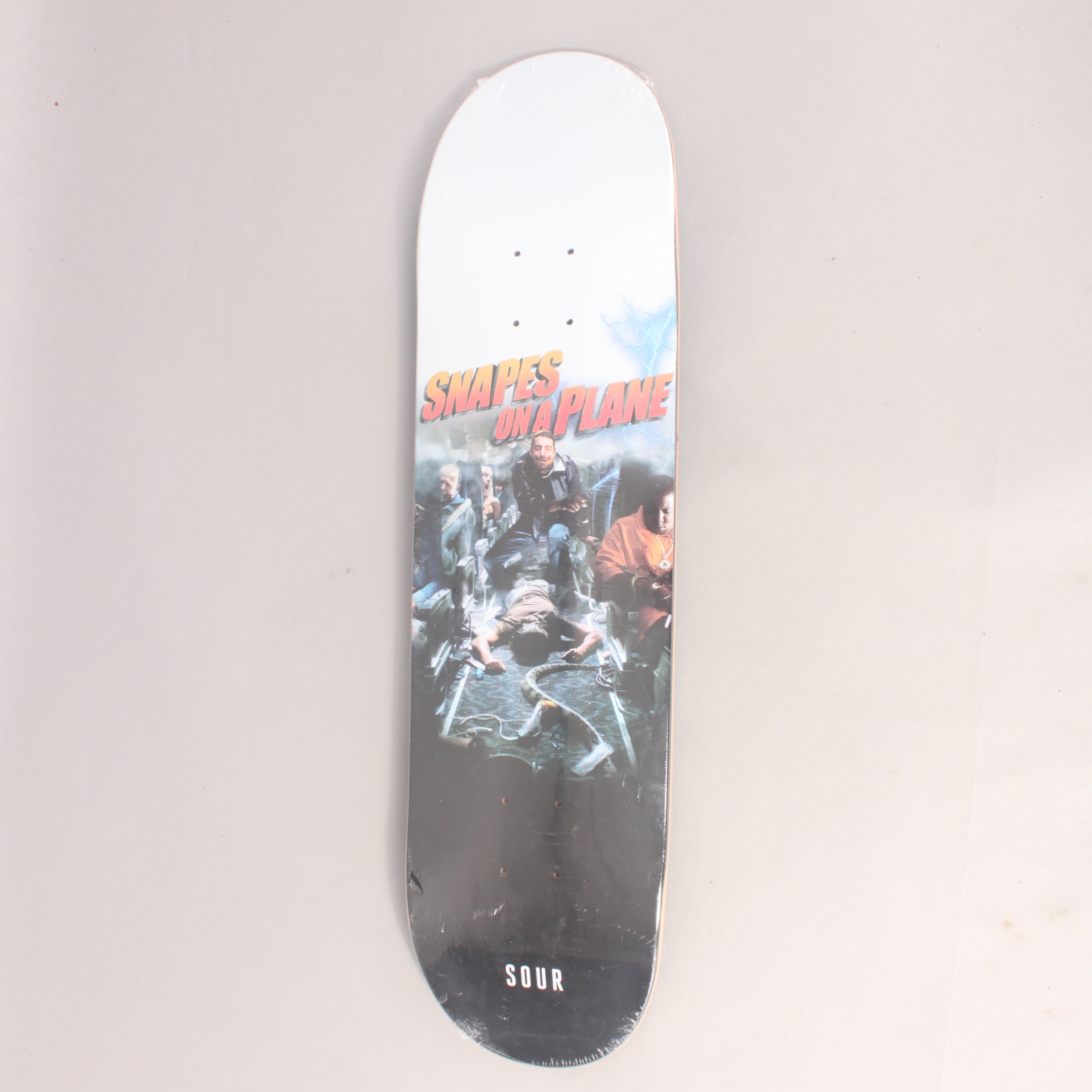 Sour Snapes On A Plane Skateboard Deck