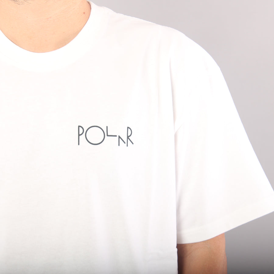Polar Skate Co Stroke Logo T-shirt - White