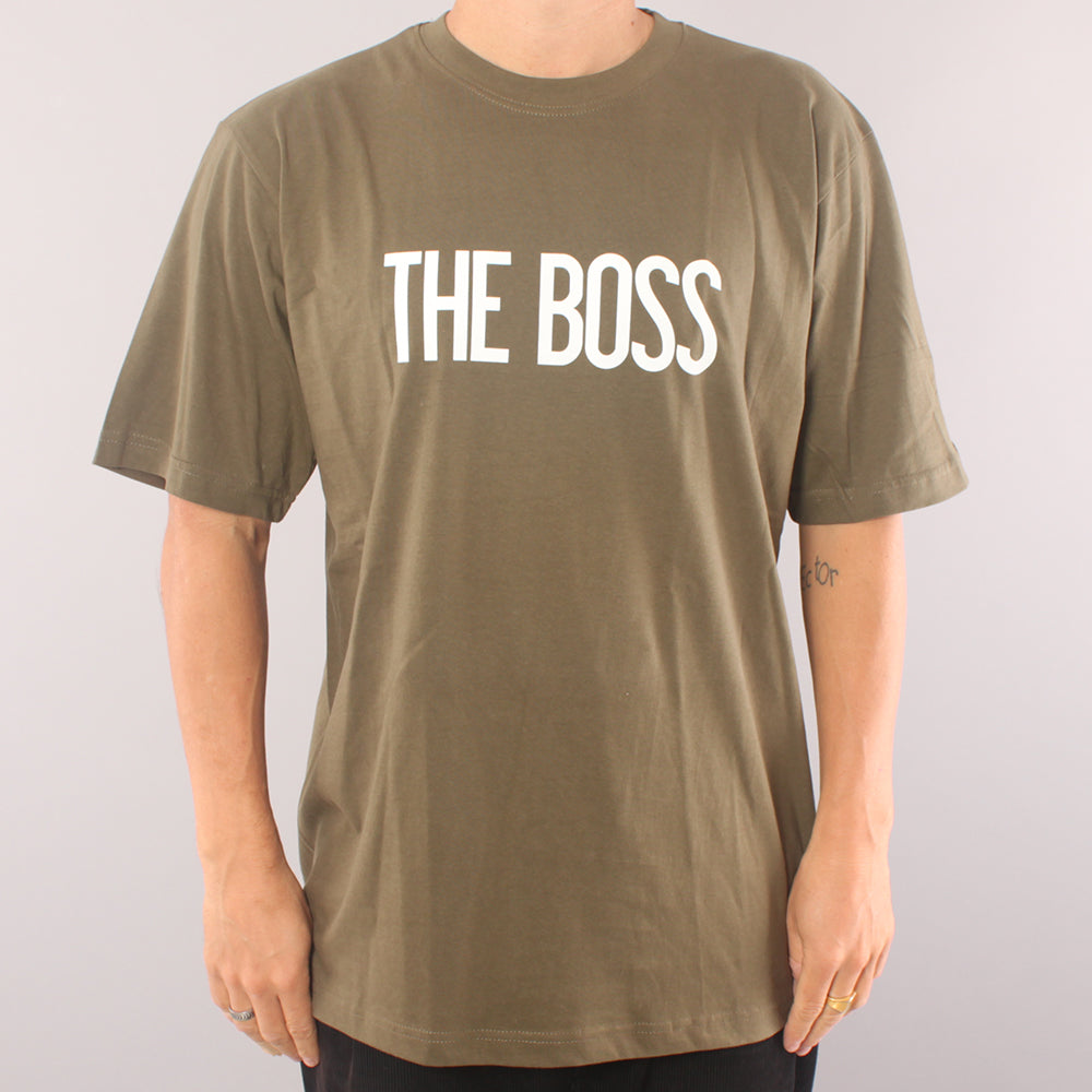 The Boss Logo T-shirt - Army Green