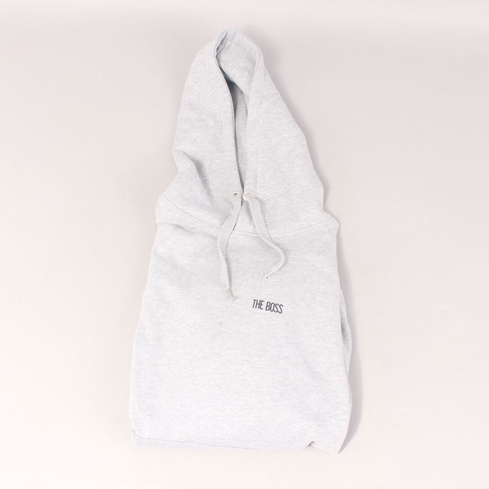 The Boss Mini Logo Hood - Ash Grey