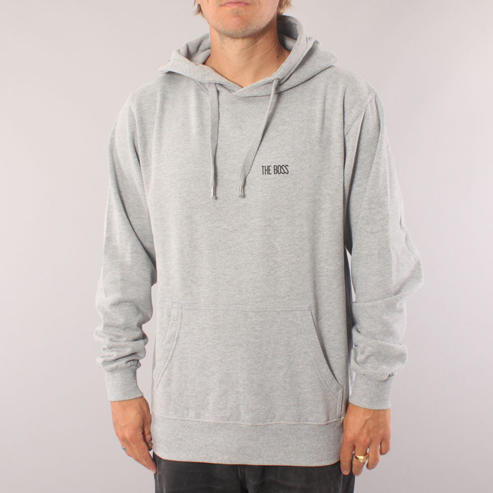 The Boss Mini Logo Hood - Ash Grey