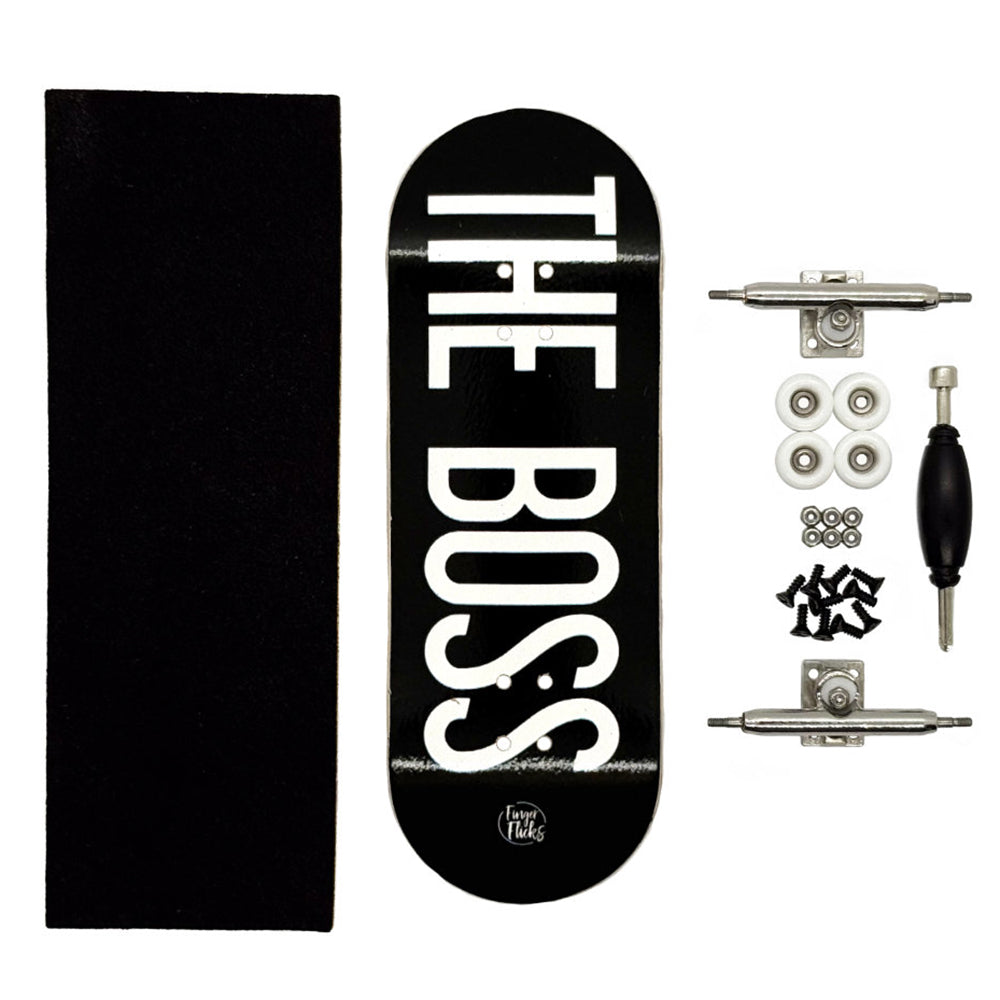 The Boss x FingerFlicks Complete Fingerboard - O.G. Logo