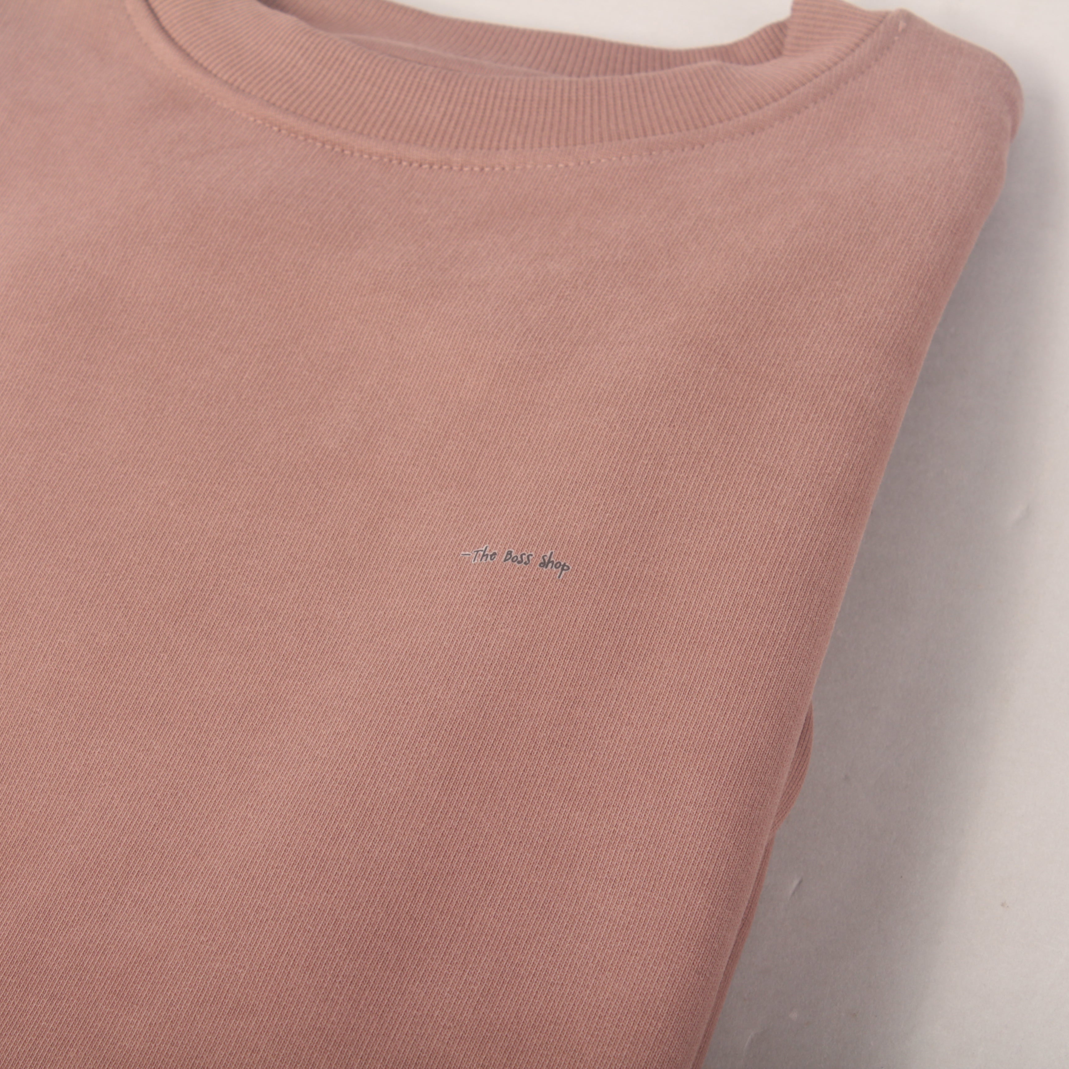 The Boss 16 Years Mini Script Crewneck Sweatshirt - Brown