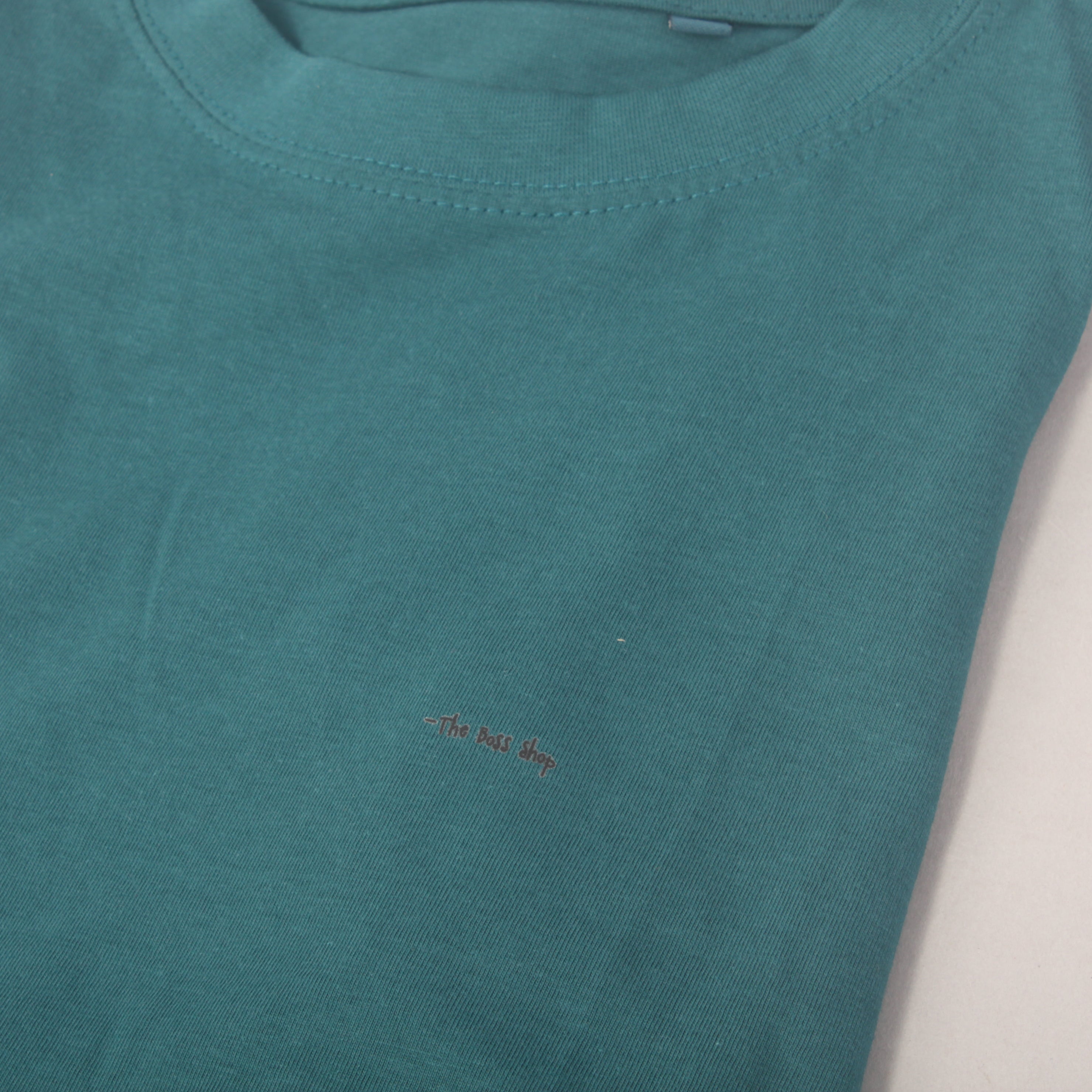 The Boss 16 Years Mini Script T-shirt - Emerald