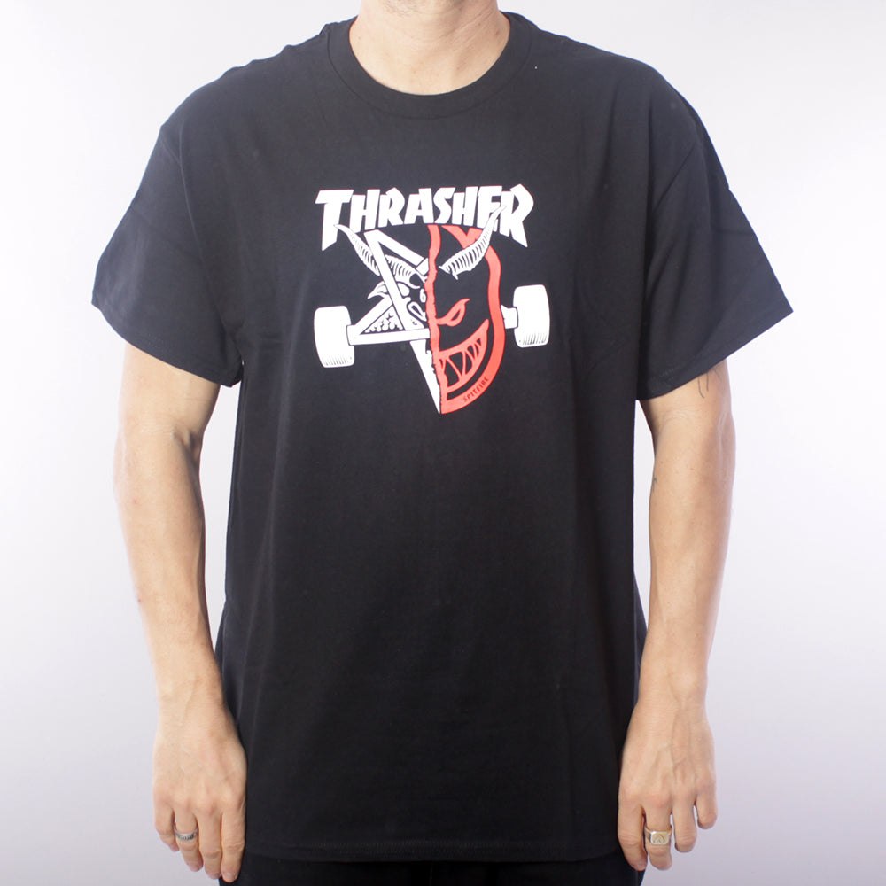 Thrasher x Spitfire Thrash & Burn T-shirt - Black
