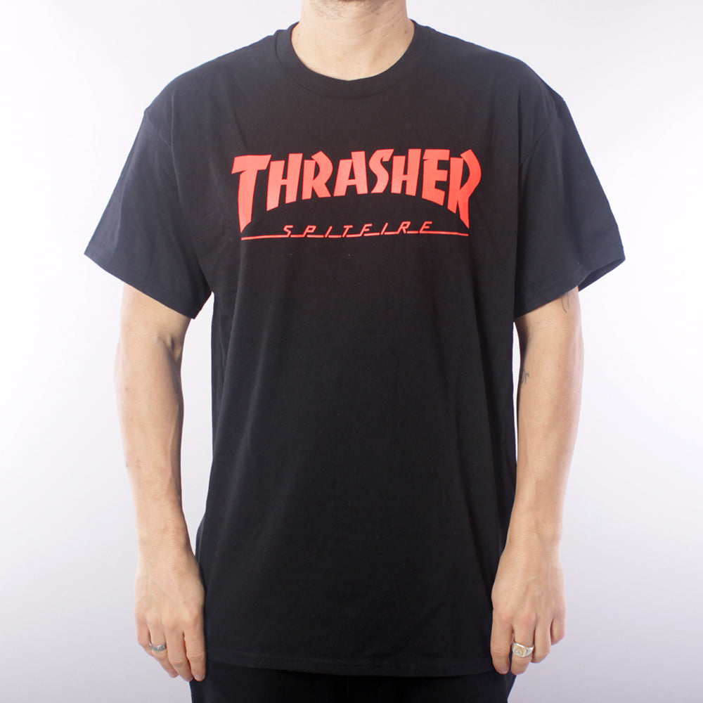 Thrasher x Spitfire Jake T-shirt - Black 