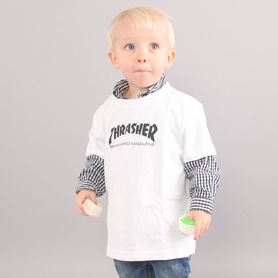 Thrasher Youth Skate Mag T-shirt - White