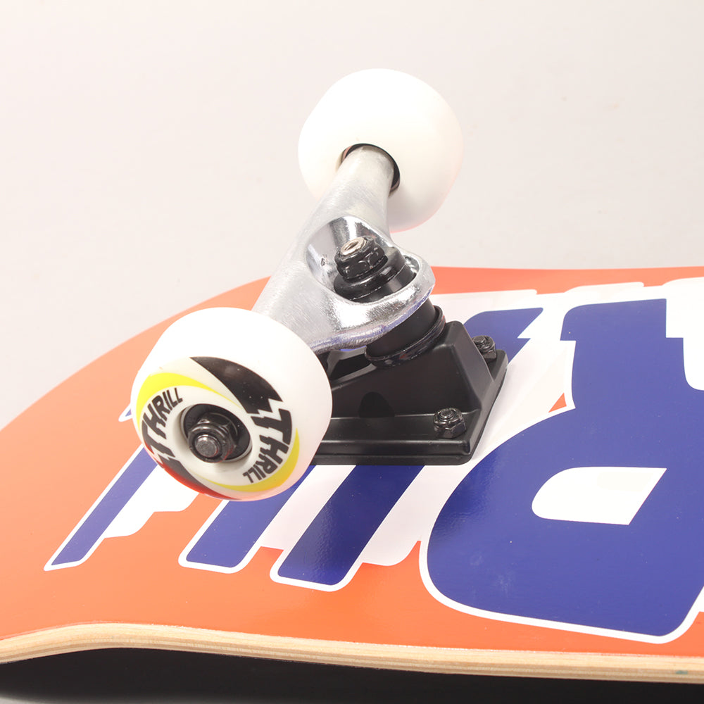 Thrill Logo Complete Skateboard - Orange