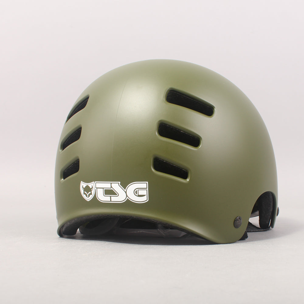 TSG Evolution Solid Color Helmet - Satin Olive
