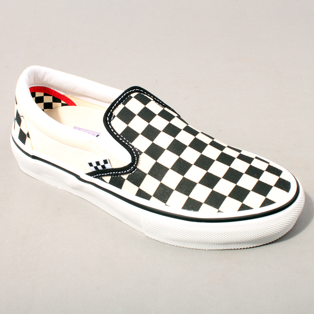Vans Skate Slip On - Checkerboard/ Black / White