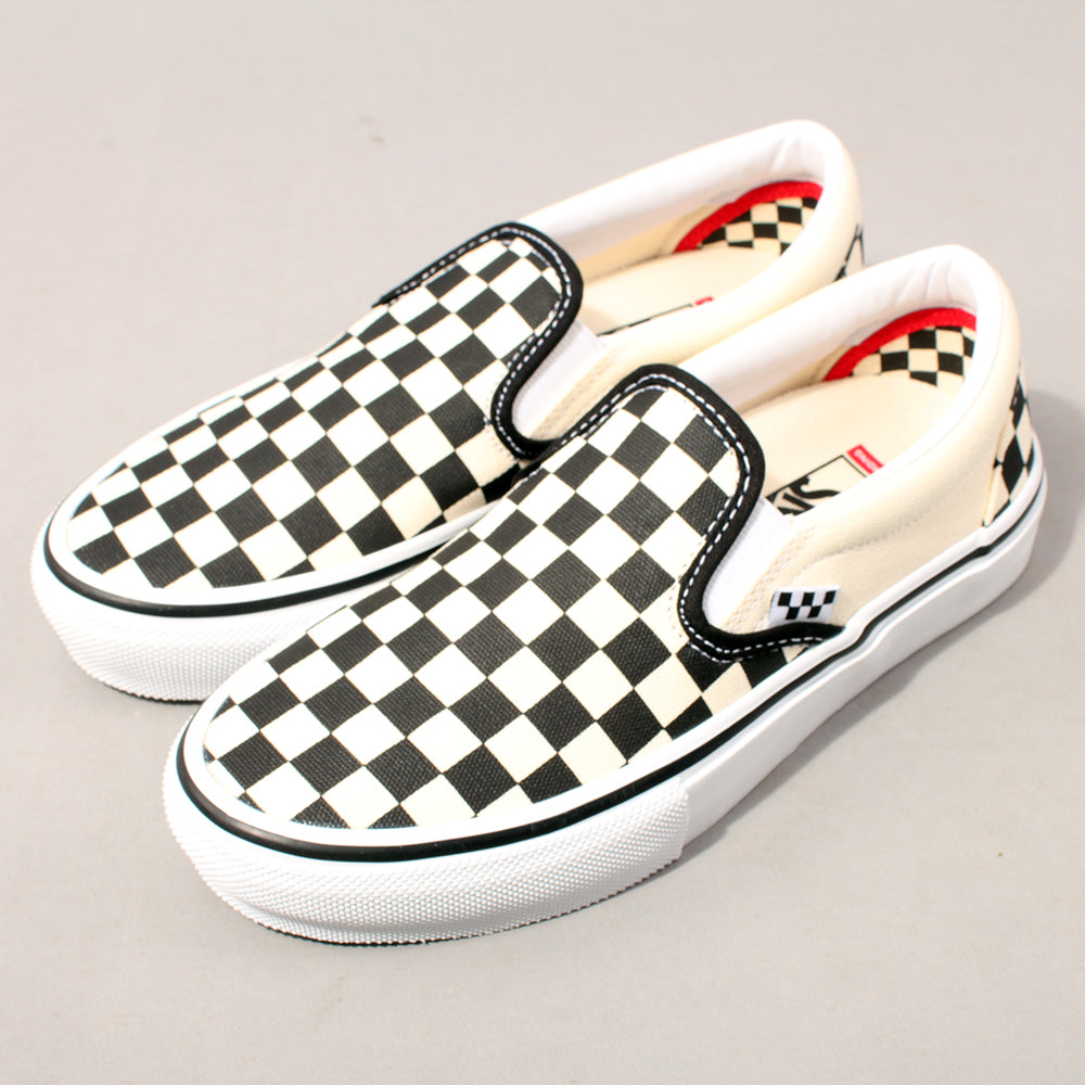 Vans Skate Slip On - Checkerboard/ Black / White