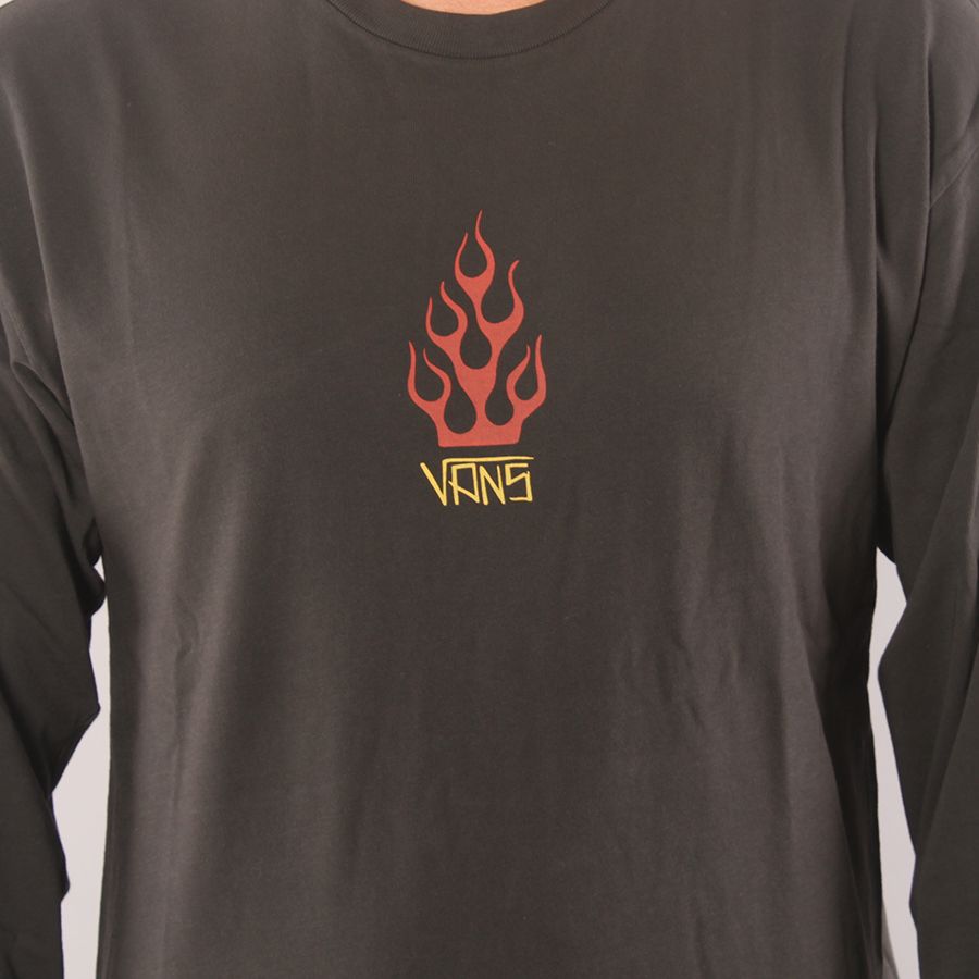 Vans Elijah Berle Vintage LS T-shirt - Washed Black