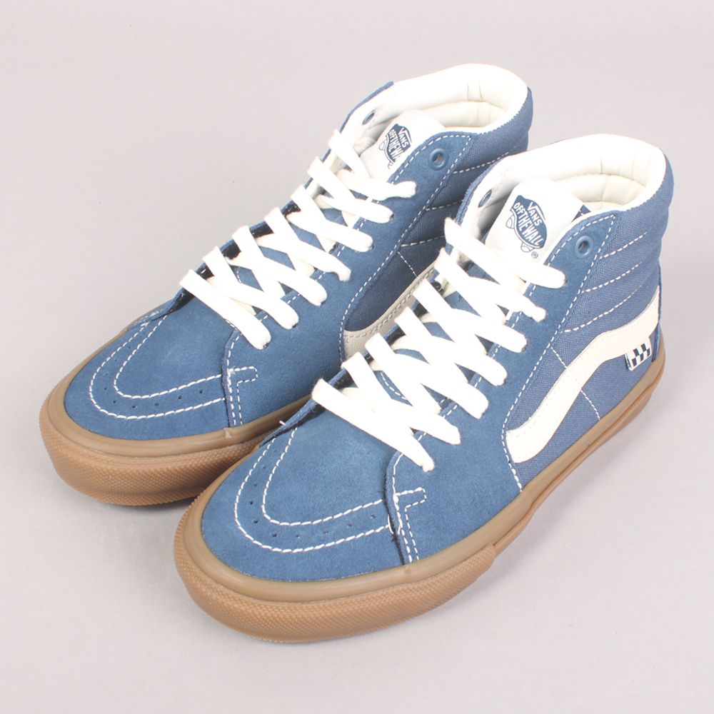 Vans Skate Sk8-Hi - Dark Denim Suede/Gum
