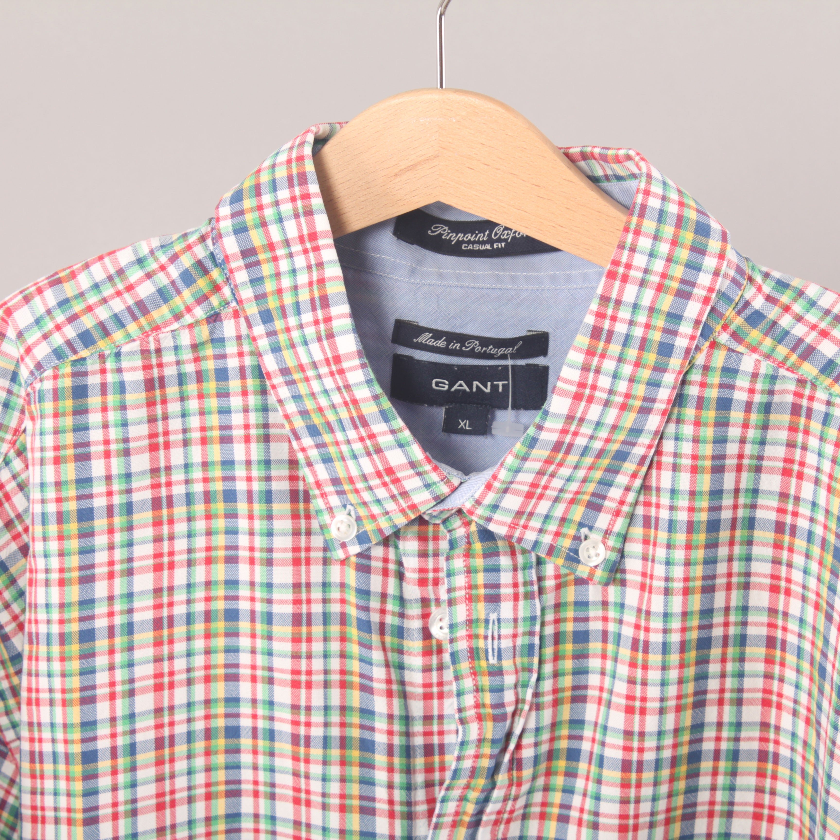 VINTAGE SS Checker Shirt - Red/Blue