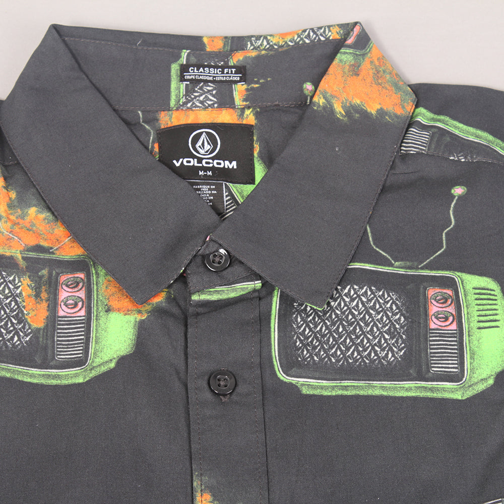 Volcom Justin Hager Woven SS Shirt - Black