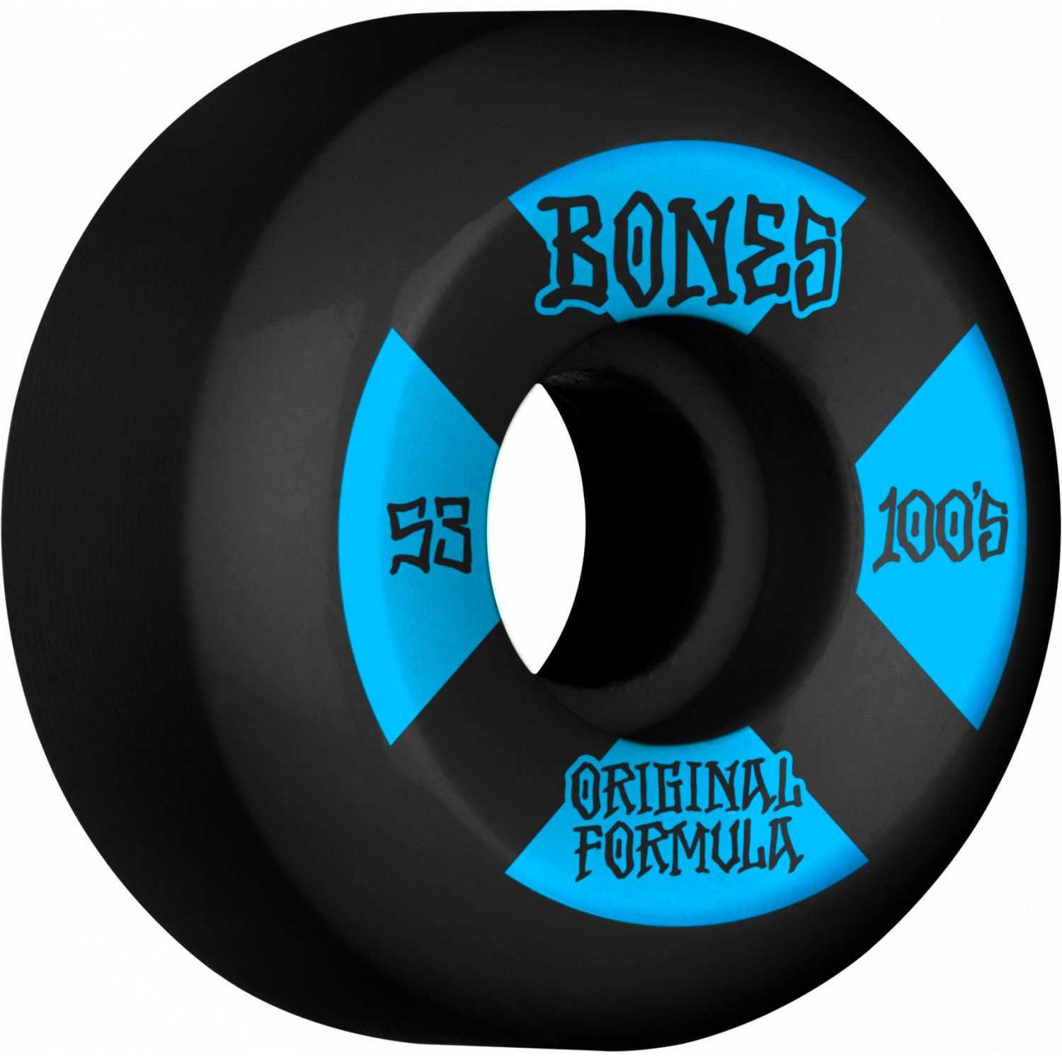 Bones OG Formula V5 Sidecut Black Wheels 100A