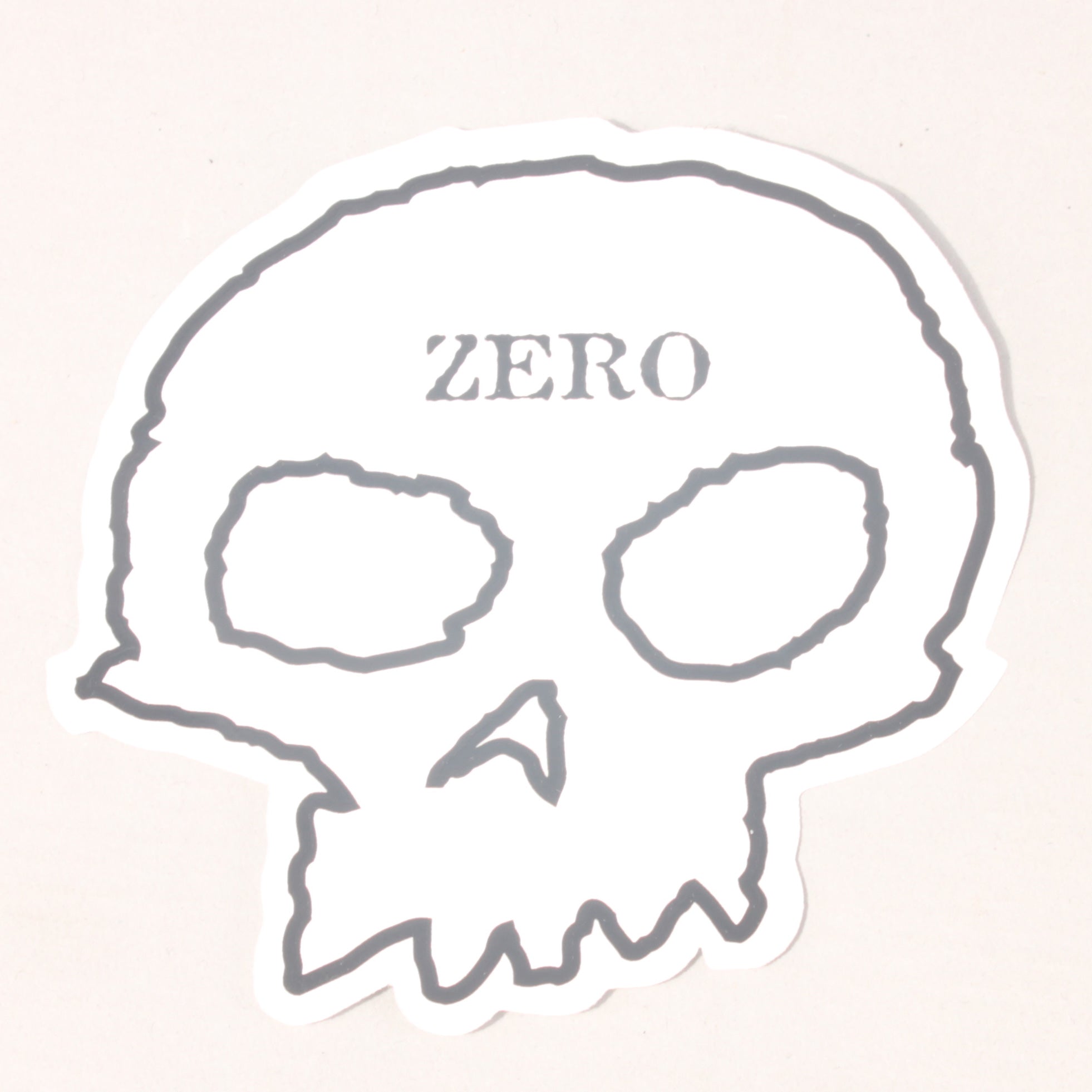 Zero Single Skull Sticker - 10 cm
